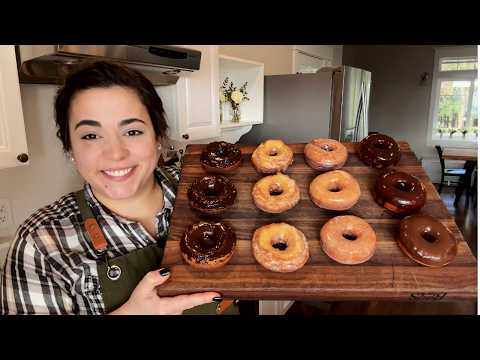 Theses are an absolute MUST try! Homemade Glazed and Old Fashion Doughnuts