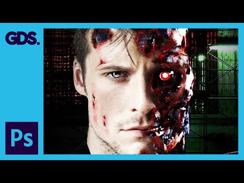 Polygonal portrait | Gradient effect in Adobe Photoshop with Illustrator