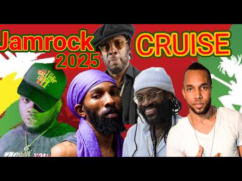 Shabba Ranks, Chronic Law, Spragga Benz, Taurus Riley, Baby Cham On The Same Stage At Jamrock Cruise