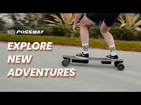 More Comfortable Riding, Faster Speed Electric Skateboard - POSSWAY T3