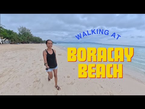 Walking at Boracay Beach #boracay #beach #philippines 