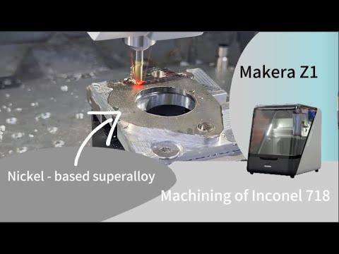 Machining Inconel 718 with a desktop CNC machine