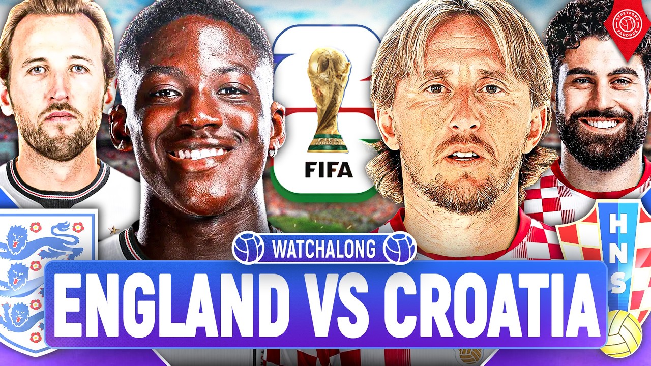 England Vs Croatia | LIVE World Cup 2026 WatchAlong