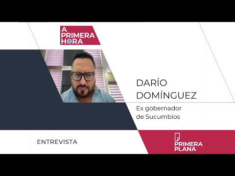 DARÍO DOMÍNGUEZ.  EX GOBERNADOR DE SUCUMBÍOS