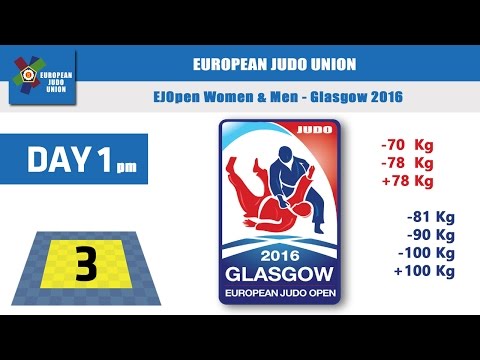 European Judo Open Glasgow 2016 - afternoon - Mat 3