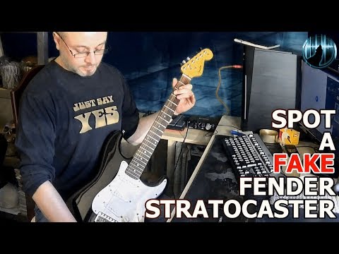 Spot A FAKE FENDER STRATOCASTER Guitar