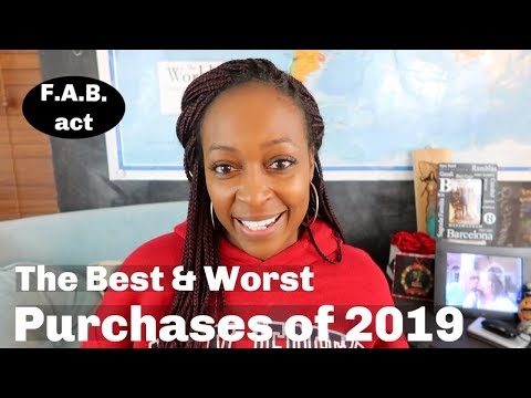 My Best and Worst Purchases of 2019