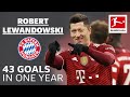 Robert Lewandowski - All Bundesliga Goals in 2021 - New Historic Record