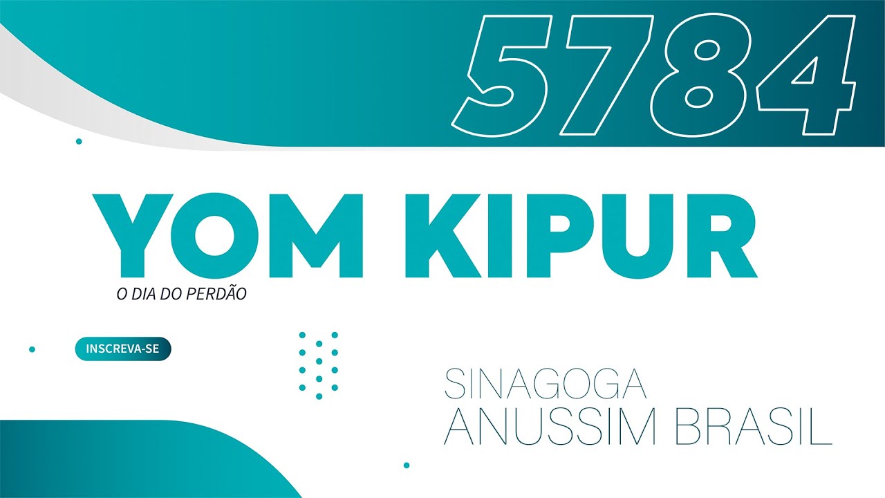 YOM KIPUR 5784 NA SINAGOGA ANUSSIM BRASIL - Kol Nidrei 24 DE SETEMBRO DE 2023