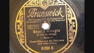 Count Basie -- I may be wrong (Boogie Woogie)