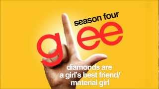 Diamonds Are A Girl&#39;s Best Friend / Material Girl - Glee Cast [HD FULL STUDIO]