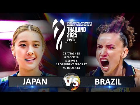 Japan vs Brazil | Bronze Medal Match | Women's World Championship 2025