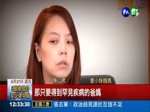 等嘸救命補助 2罕病童相繼過世