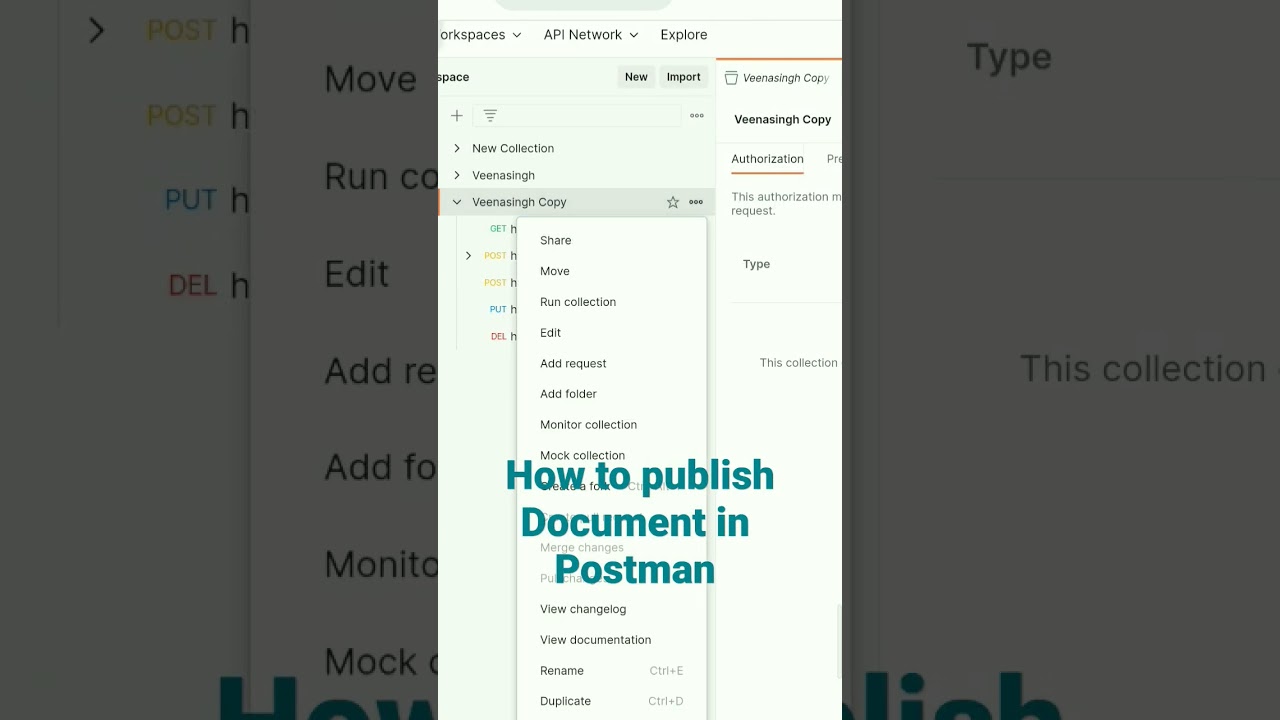 API TESTING | POSTMAN | HOW TO PUBLISH DOCUMENTS