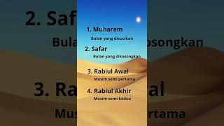 Download lagu nama-nama bulan hijriyah dan artinya mp3