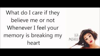 Glee - Cry Lyrics