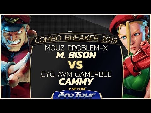 MOUZ Problem-X (M. Bison) vs CYG AVM Gamerbee (Cammy) - Combo Breaker 2019 Top 96 - CPT 2019