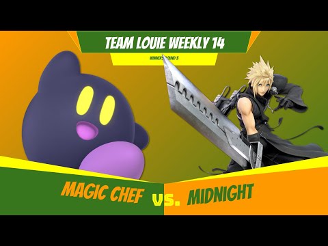 Team Louie Weekly 14 - Winners Round 3 - Magic Chef (Kirby, Dark Samus) Vs. Midnight (Cloud)