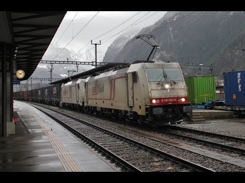 Bahnverkehr von Erstfeld bis Chiasso - Crossrail bis NordCargo