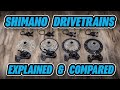 Shimano Drivetrain Comparison - XTR vs. XT vs. SLX vs. Deore
