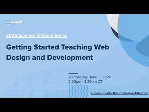 Getting Started Teaching Web Design and Development thumbnail
