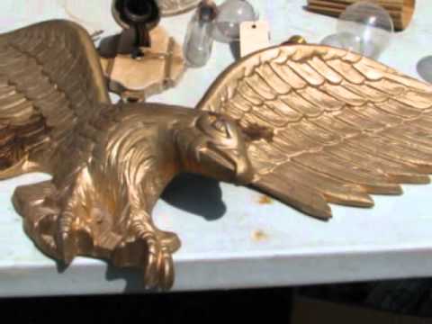 Picking, shopping, antiquing at the Brimfield Antiques Fair - Eagles, too
