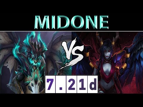 MidOne [OD] vs [Queen of Pain] ► EU Ranked ► Dota 2 7.21d