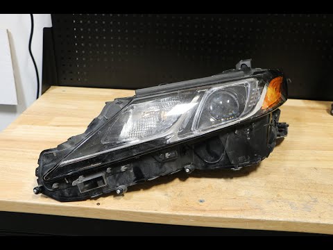 2019-2021 Toyota Camry LED Headlight Disassembly