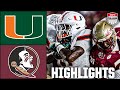 Miami Hurricanes Vs Florida State Seminoles Full Game Highlights ESPN CFB