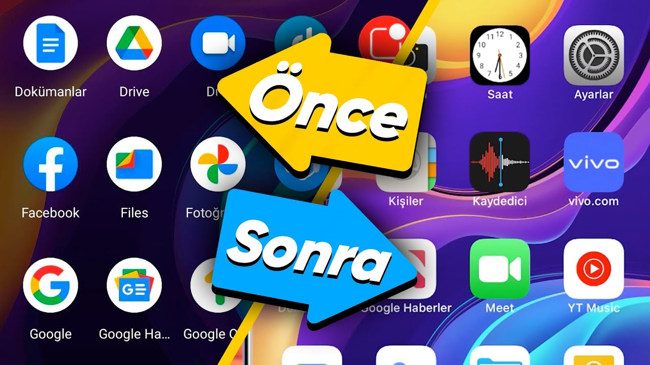 Android Telefonu Bedavaya iOS 16 Yapmak (Dinamik Ada Bile Var!)