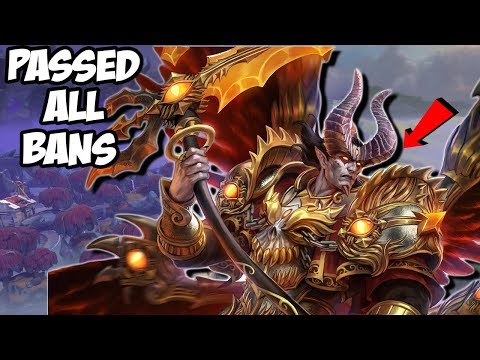 I PASSED ALL MY BANS AND PLAYED THANATOS! THE STONES ON THIS MAN! - GrandMasters Ranked Duel - SMITE
