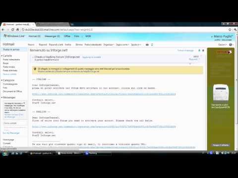 Tutorial 1: La registrazione su Inforge.net (1080p HD)