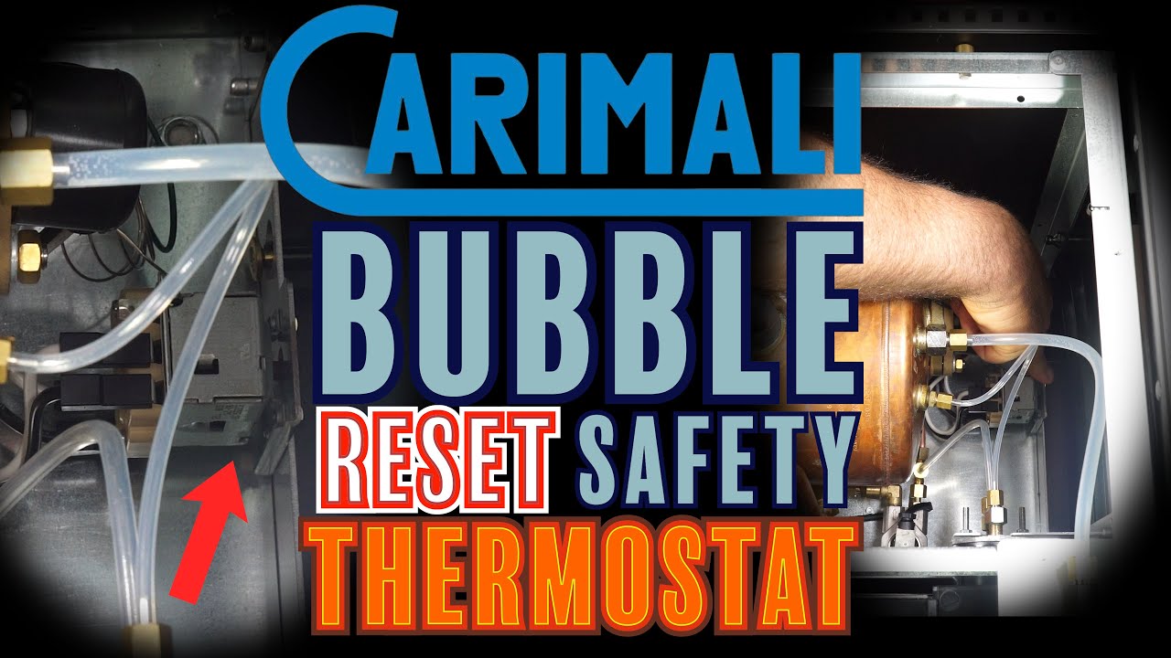 How to: Reset Safety Thermostat on Carimali Bubble Espresso Machine