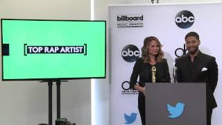 Jussie Smollett Announces Top Rap Artist Finalists - BBMA Nominations 2015