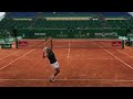 Rafael Nadal Kick Serve Slow Motion 【Righty】/ 右利き編集ナダルのキックサーブ（スロー）