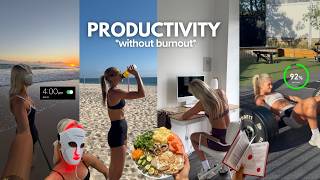 the lifestyle that keeps me productive (without burnout) | mindset, training + summer diaries