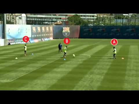 Triangolazioni ad un tocco F.C. Barcelona - UP COACH