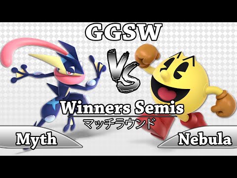 GGSW 140 - MSN|Myth (Greninja,Inkling) vs Nebula (PacMan) Smash Ultimate Winners Semis