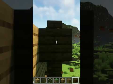 Improve Your wooden House in Minecraft #shorts #minecraft