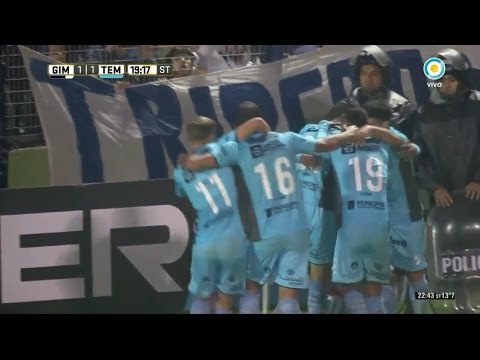 Gimnasia de La Plata vs Temperley (1-1) Primera División 2017 - todos los goles resumen
