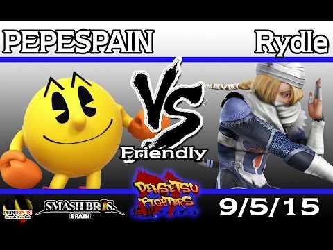 Densetsu Fighters - PEPESPAIN (PAC-MAN) vs Rydle (Sheik) - FRIENDLY