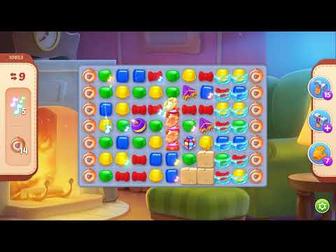 Homescapes Level 10853 No Boosters Gameplay