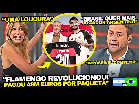 Argentine press alarmed by Paquetá's move to Flamengo and the power of Brazilian football.
