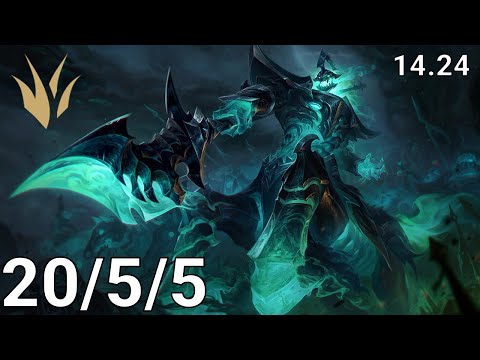 Hecarim Jungle vs Nocturne - EUW diamond | Patch 14.24