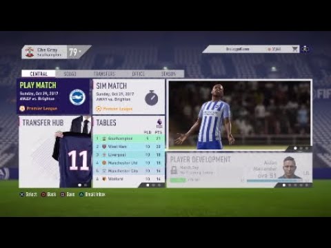 Kick Off Glitch TWICE | FIFA 18 | Southampton Career Mode | Ep 5