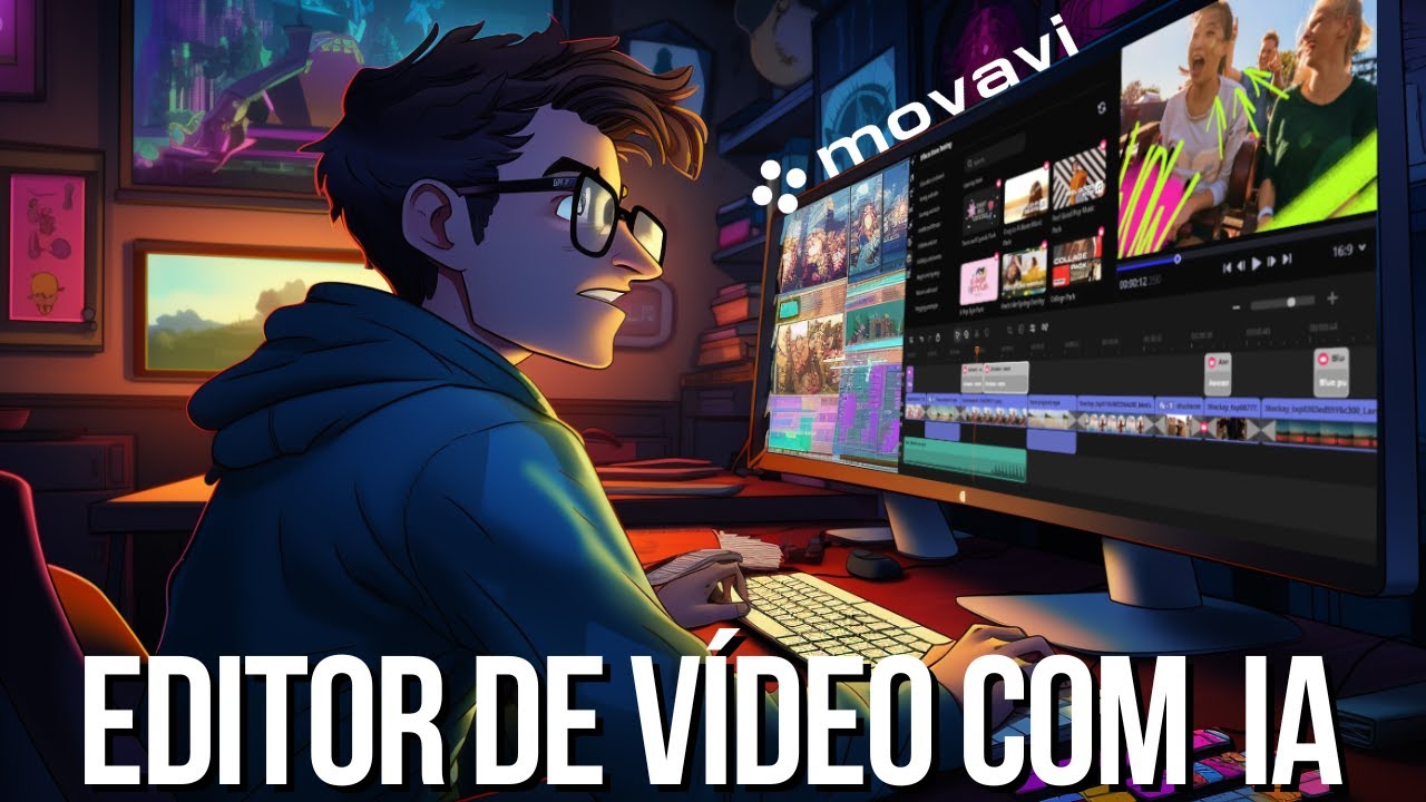 📽️Novo Editor de Vídeo MOVAVI 2024 vai te SURPREENDER! #movavi