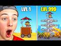 Upgrading from LEVEL 1 to MAX LEVEL Tower!