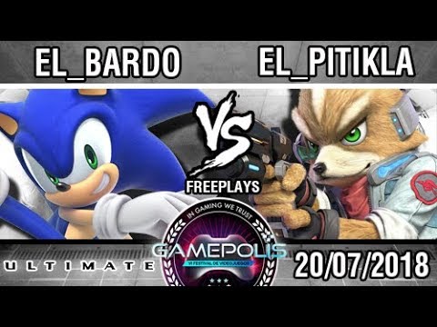 [GAMEPOLIS 2018] El_Bardo (Sonic) vs El_Pitikla (Fox) - SSBU E3 Demo - Freeplays