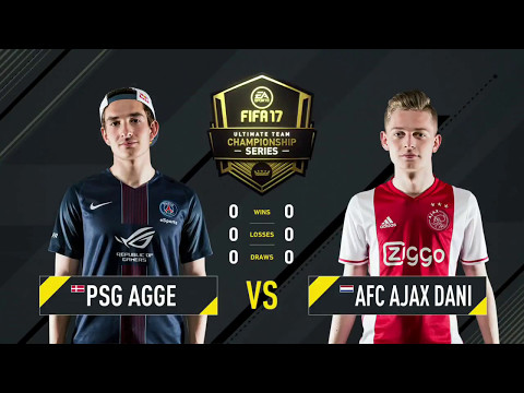 PSG vs AJAX FIFA17 - August "Agge" Rosenmeier vs  Dani "Psycho" Hagebeuk