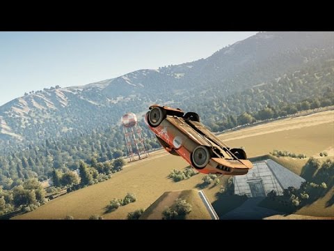Forza Horizon 2 Awesome Tricks in Slow Motion